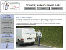 Tablet Screenshot of pinggera-handwerk.ch